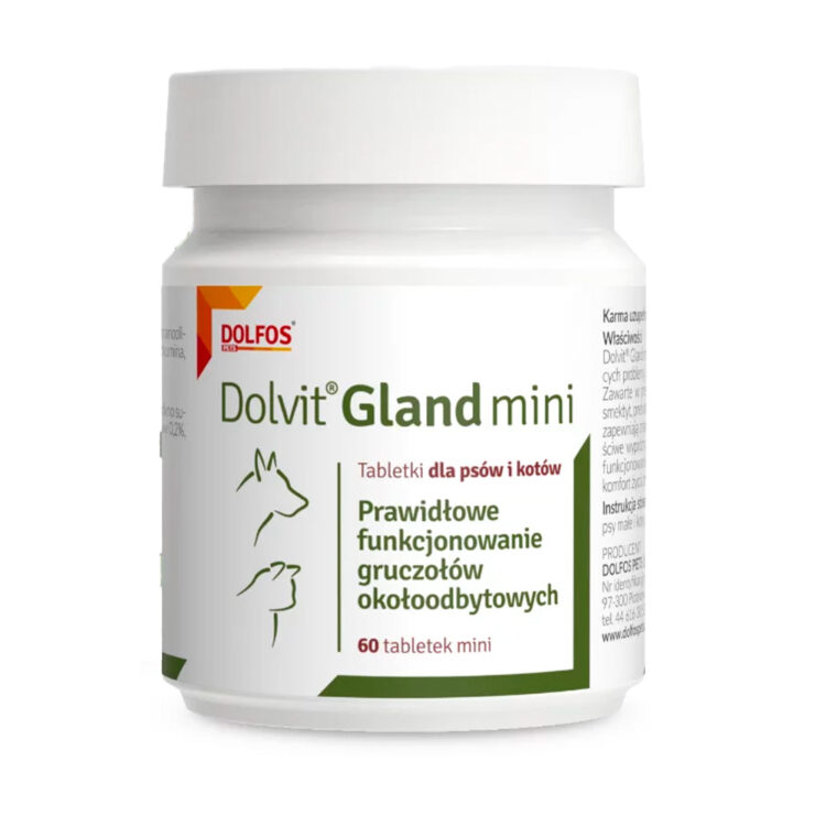 Dolfos GLAND MINI 60 TABLETEK prawidłowe funkcjonowanie gruczołów okołoodbytowych