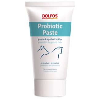 Dolfos PROBIOTIC PASTE 50 G prawidłowe funkcjonowanie przewodu pokarmowego u psów i kotów