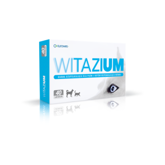 Eurowet WITAZIUM (WYZIUM) 40 TABLETEK wspomagających wzrok psów i kotów