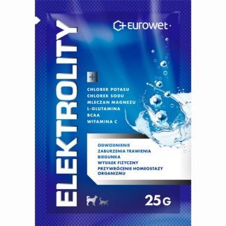 Eurowet ELEKTROLITY 25 G SASZETKA PIES/KOT