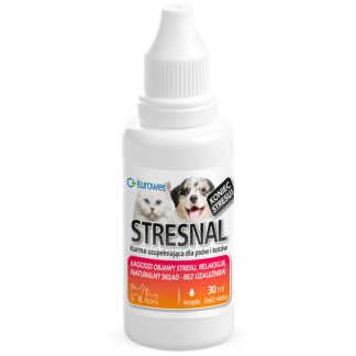 Eurowet STRESNAL 30 ML łagodzi stres, uspokaja, dla psów i kotów