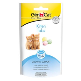 GimCat KITTEN TABS 40 G wspomagają rozwój kociąt