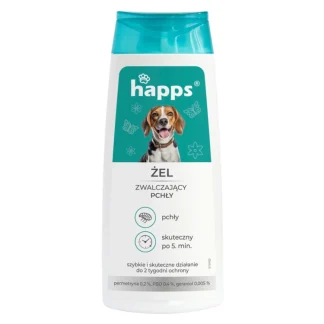 Bros ŻEL ZWALCZAJĄCY PCHŁY 150 ML (PERMETRYNA 0,2%) w otoczeniu psa: legowiska,  kanapa, dywaniki itd.