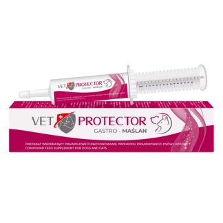 JM Sante VET PROTECTOR GASTRO – MAŚLAN 60ML pasta przeciwbiegunkowa dla psów i kotów