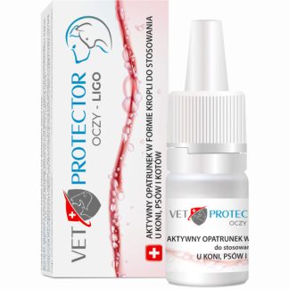 JM Sante VET PROTECTOR OCZY – LIGO 3 ML krople dla koni, psów i kotów
