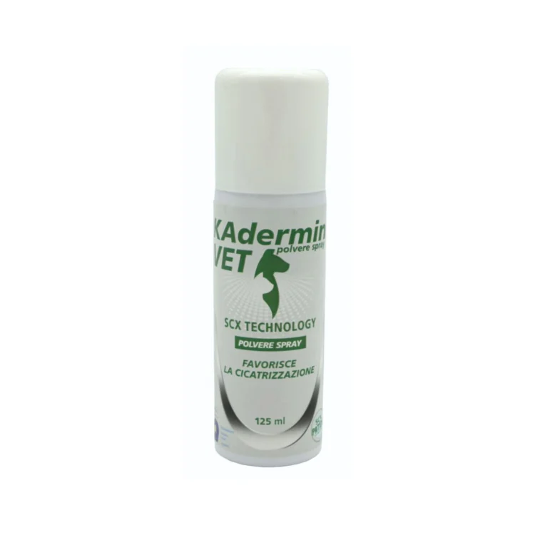 KADERMIN POWDER SPRAY VET 125 ML przeciwbakteryjny z jonami srebra na rany