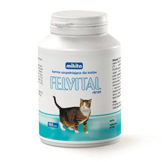 Mikita FELVITAL PLUS TRAN 100 TABLETEK witaminy dla kotów