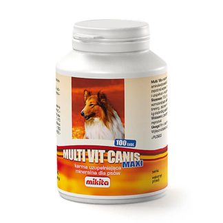 Mikita MULTIVIT CANIS MAXI 100 TABLETEK mix witaminowo-mineralny