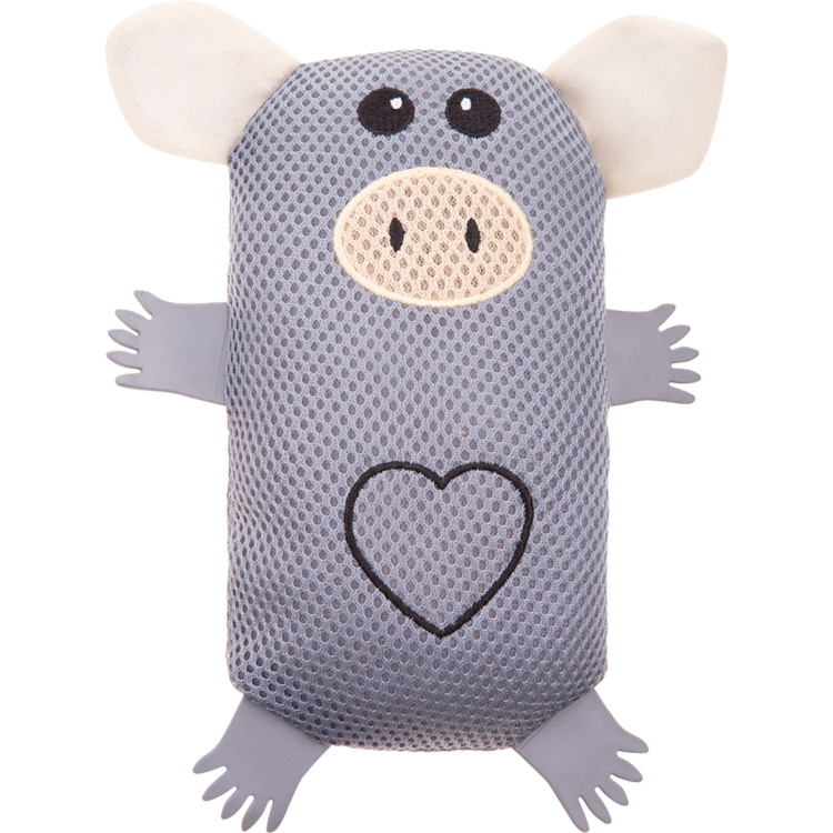 Recofun CHUBBY GREY zabawka z piszczałką dla psa