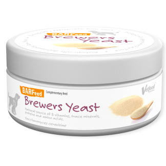 Vetfood BARFeed Brewers Yeast 180 G wspomaga trawienie, poprawia kondycję skóry i sierści