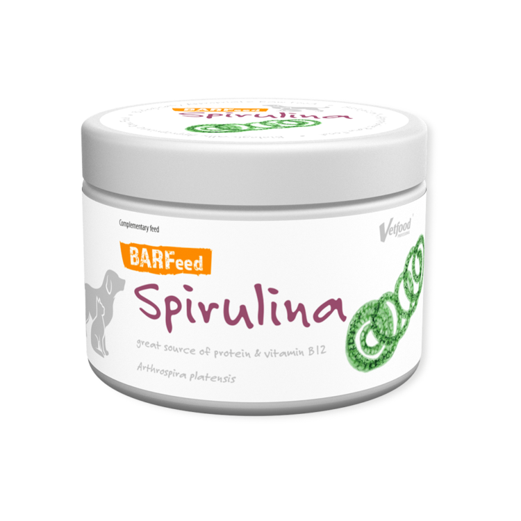Vetfood BARFeed SPIRULINA 200 G algi bogate w witaminy, minerały i białko