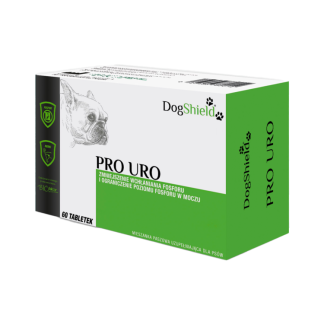BIOfaktor DogShield PRO URO 60 TABL. ogranicza powstawanie kamieni w drogach moczowych