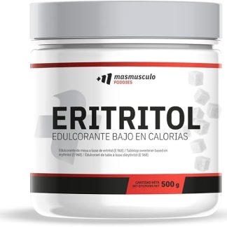 MM Supplements - Dolcificante Polvere di Eritritolo 500g - Alternativa sana zucchero Senza calorie - Ideale diete basso contenuto di carboidrati - Dolcifica bevande, dessert e ricette per il fitness