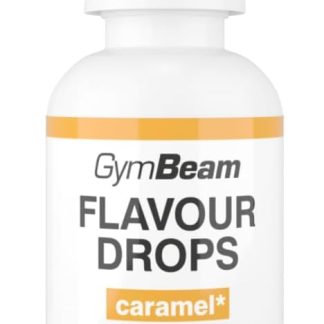 GymBeam Flavor Drops, Gocce Concentrate per Insaporire, Solubili in Acqua, Senza Calorie, Grassi, Carboidrati e Glutine, Adatti a Diabetici e Vegani (30 ml (Confezione da 1), caramel)