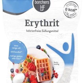 Borchers 100% eritritolo, alternativa allo zucchero, nessuna misura richiesta, eritritolo, dalla Francia 400 g