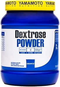 Yamamotò Dextrose Powder 1 kg - Destrosio puro naturale, non aromatizzato - Senza Glutine e Senza Lattosio
