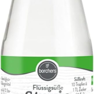 BORCHERS Stevia - Dolcezza liquida, 125 ml, a basso contenuto calorico, pratico dispenser dolcificante, alternativa allo zucchero