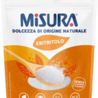 Misura | Eritritolo Origine Naturale | Eritritolo 100% Senza Calorie e Zucchero | Dolcificante Naturale in Sacchetto Senza Retrogusti - 370 Gr | Delicato Vegano e Senza Glutine