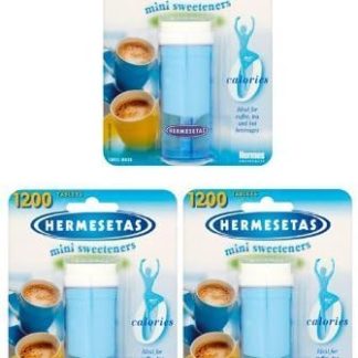 Hermesetas Mini Sweeteners Original 1200 Tablets-Pack Of 3 by Hermesetas