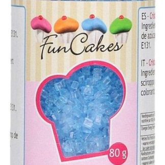 Sucre coloré bleu - Funcakes - 80g