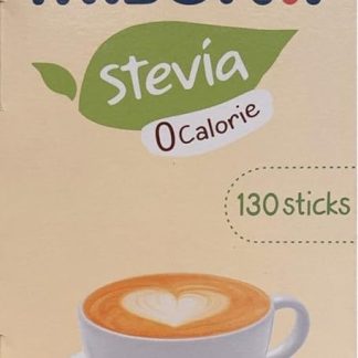 Zeus party Stevia Misura 130 Sticks Dolcificante in Polvere Zero Calorie per Dose