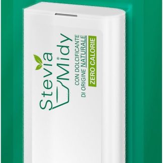 ESI - Stevia Midy, Dolcificante Zero Calorie di Origine Naturale, a Base di Glicosidi Steviolici, Sostituisce lo Zucchero nella Dolcificazione delle Bevande, Senza Glutine e Vegano, 400 Compresse