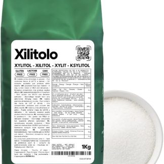 SaporePuro XILITOLO naturale da betulla 1 kg - Sostituto naturale dello Zucchero - Ideale per Dolci e bevande