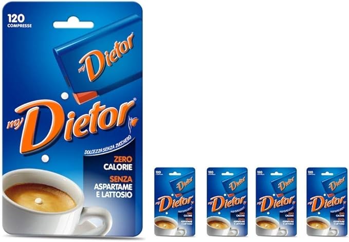 My Dietor Dolcificante Naturale 5 Confezioni da 120 Compresse