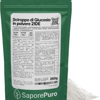 Saporepuro SCIROPPO DI GLUCOSIO in polvere 250 gr