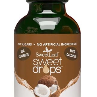 Wisdom Natural, Stevia, Dolcificante a Gocce SweetLeaf al Cocco, (60 ml)