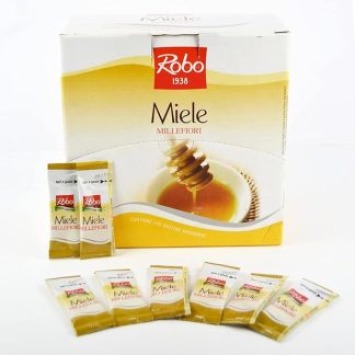 MIELE MONODOSE 100%ITALIANO IN BUSTINA GR. 6 NETTARE MILLEFIORI DOLCIFICANTE NATURALEHONEY NATURAL SWEETENER (PZ 200)