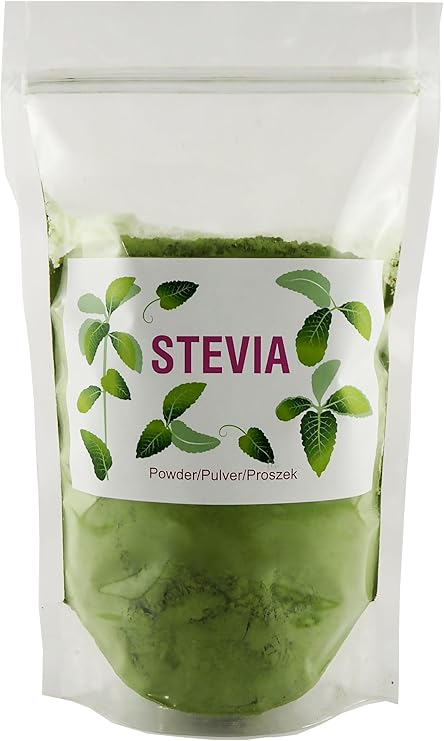 Stevia Polvera, Stevia foglie in polvere, Stevia greca, Dolcezza naturale, PlantaVera, 300g