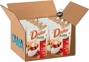 Fruttil Fruttosio Puro Cristallino Dolcificante in Polvere 500g [CAIYA® BOX da 8 Confezioni]