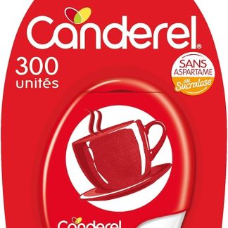 CANDEREL Sucralosio – Dolcificante – Gotta dello zucchero senza calorie, senza aspartame, 300 compresse – Formato pratico