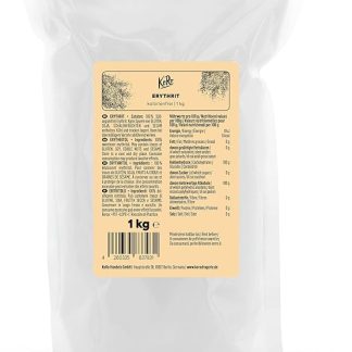 KoRo - Eritritolo 1 kg - Dolcificante - Senza calorie - Alternativa allo zucchero - Confezione convenienza