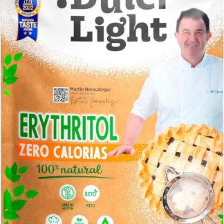 Dulcilight Eritritolo 1Kg Dolcificante Zero Calorie Granulato 100% Naturale | Sostituto Dello Zucchero Senza Glutine, Keto, Vegan, Non OGM | Nessun Impatto Glicemico Non Cambia il Gusto del Cibo