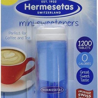 THREE PACKS of Hermesetas Mini Sweetners Tablets 1200 by Hermesetas