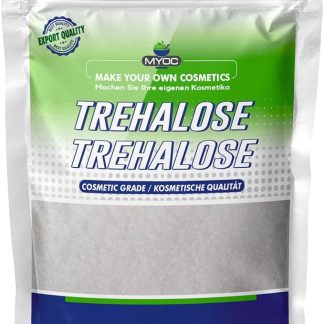 Myoc Trealosio in polvere | Ingrediente cosmetico per formulazioni per la cura della pelle e dei capelli | Amplificatore di umidità e stabilizzatore per prodotti fai da te - 227 g / 8 oz