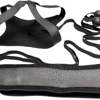 Volleyball Training, Solo Spiking Serving Trainer, Adjustable Elastic Band with Waist Belt, Portable Practice Aid for Beach, Backyard, Improve Skills Anywhere Anytime, 20x15x4cm
