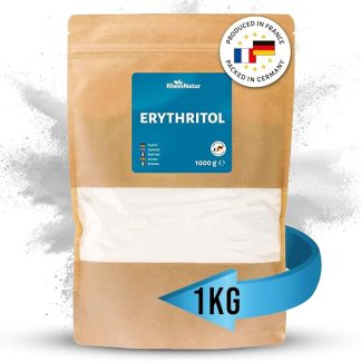 Erythrit - Kalorienfreier Zuckerersatz | 100% Vegan & Glutenfrei | Ideal für Low Carb Ernährung 1000g