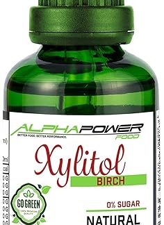 ALPHAPOWER FOOD Xylitol - Xilitolo liquido Zucchero di Betulla dalla Finlandia 1x100ml I Dolcificante Naturale al 100% I zucchero alternativo