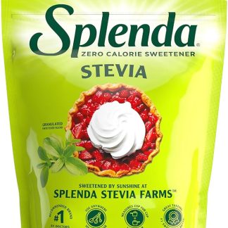 SPLENDA Stevia - Dolcificante zero calorie per la cottura, polvere granulata a base vegetale di sostituto dello zucchero, sacchetto richiudibile da 275 g