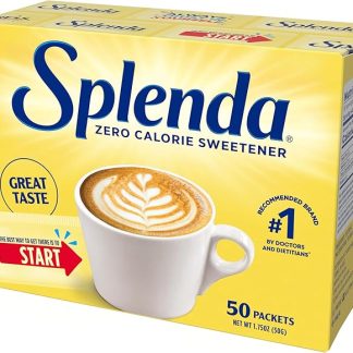 SPLENDA Dolcificante senza calorie, pacchetti monodose (50 conteggi)