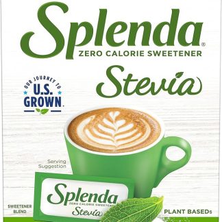 SPLENDA Dolcificante Stevia Naturals: nessuna caloria, tutto lo zucchero naturale sostitutivo senza retrogusto amaro. Pacchetti granulati monouso da 40 ct (confezione da 1)