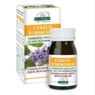 Coleus Forskohlii estratto titolato 60 pastiglie Coadiuvante diete ipocaloriche