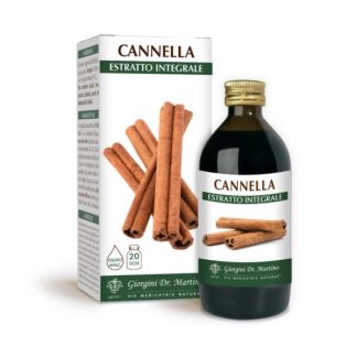 Cannella estratto integrale analcolico 200ml Dr.Giorgini