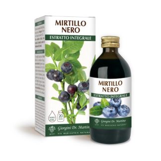 Mirtillo Nero Estratto Integrale analcoolico 200ml dr. Giorgini