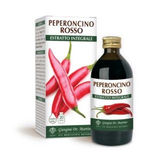 Peperoncino Rosso Estratto Integrale analcoolico 200ml dr. Giorgini