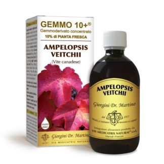 Gemmo 10+ Vite Canadese Amelopsis Veitchii Gemmoderivato 500ml analcolico
