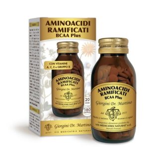 Aminoacidi Ramificati BCAA Plus 180 pastiglie BCAA Branched-chain amino acids